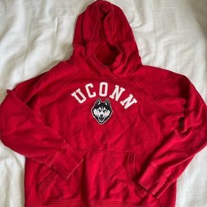 Red Vintage Uconn Hoodie Size S